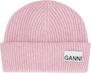 Ribbed knit beanie-1